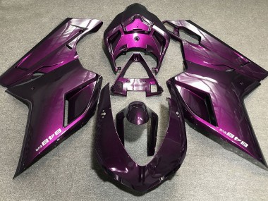 07-14 Dunkelpink Ducati 848 1098 1198 Verkleidung