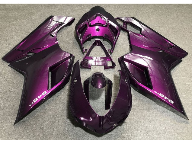 07-14 Dunkelpink Ducati 848 1098 1198 Verkleidung