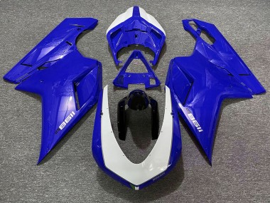 07-14 Glänzend Blau Sp Ducati 848 1098 1198 Verkleidung
