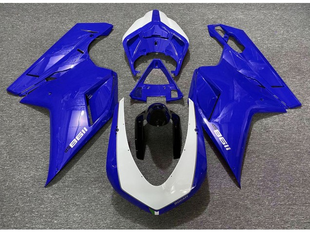 07-14 Glänzend Blau Sp Ducati 848 1098 1198 Verkleidung