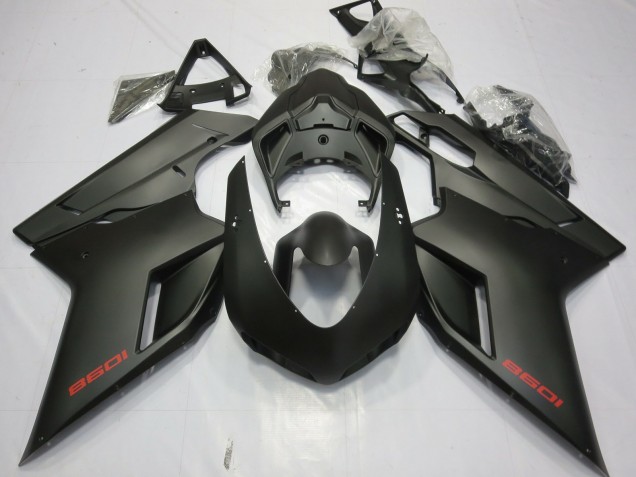 07-14 Matt Schwarz Ducati 848 1098 1198 Verkleidung