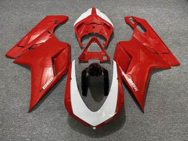 07-14 Rot Glänzend Sp-Design Ducati 848 1098 1198 Verkleidung