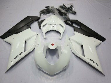 07-14 Weiß & Schwarz 848 Ducati 848 1098 1198 Verkleidung