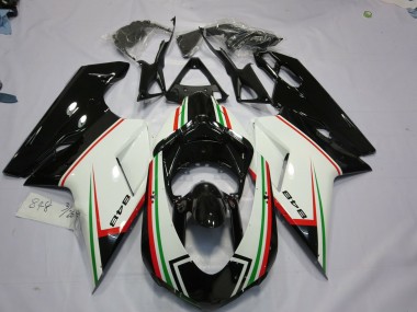 07-14 Schwarz Dreifach Ducati 848 1098 1198 Verkleidung