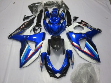 08-10 Blauweiß & Rot GSXR 600-750 Verkleidung