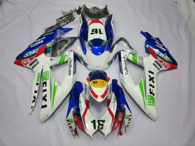 08-10 Fixi Blau GSXR 600-750 Verkleidung