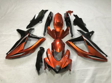 08-10 Gebranntes Orange GSXR 600-750 Verkleidung