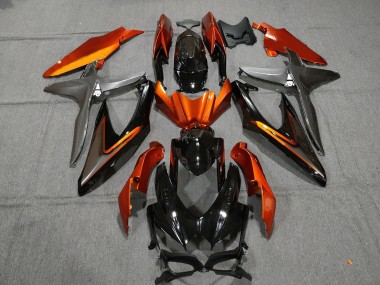 08-10 Gebranntes Orange OEM Stil GSXR 600-750 Verkleidung