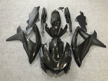 08-10 Glanz/Matt Schwarz GSXR 600-750 Verkleidung