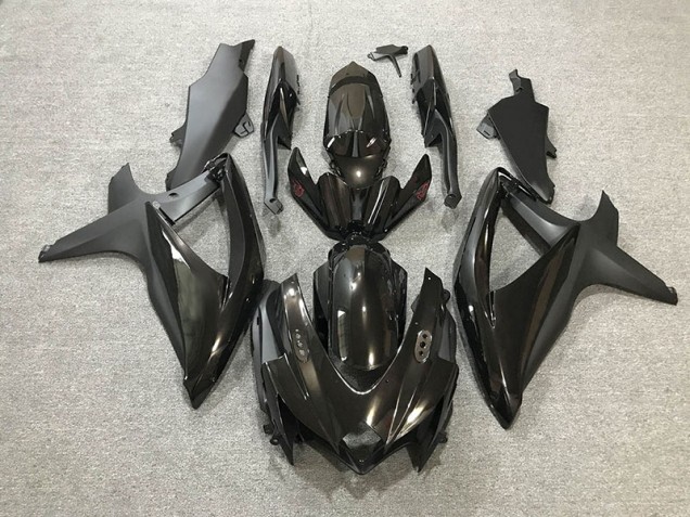 08-10 Glanz/Matt Schwarz GSXR 600-750 Verkleidung