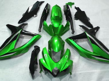 08-10 Glänzend Grün GSXR 600-750 Verkleidung
