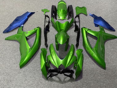 08-10 Grün & Blau GSXR 600-750 Verkleidung