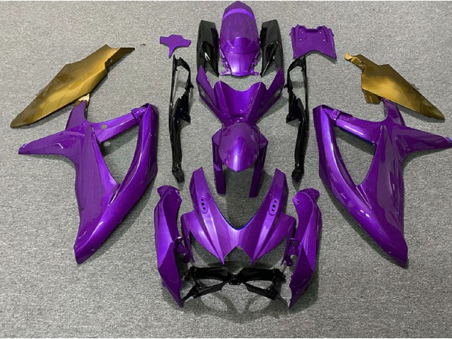 08-10 Lila & Gold GSXR 600-750 Verkleidung