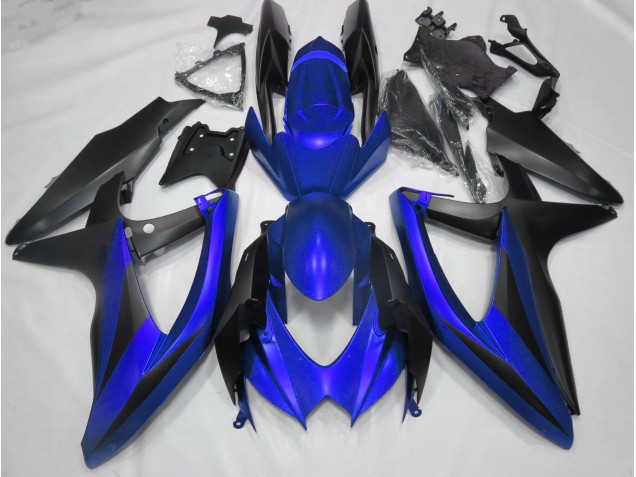 08-10 Matt Blau GSXR 600-750 Verkleidung