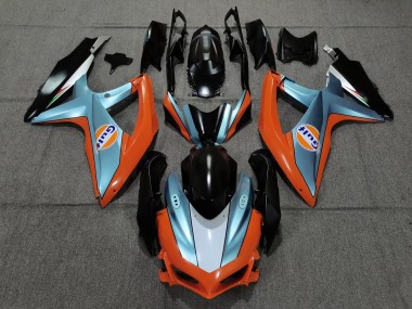 08-10 Matte Gulf GSXR 600-750 Verkleidung