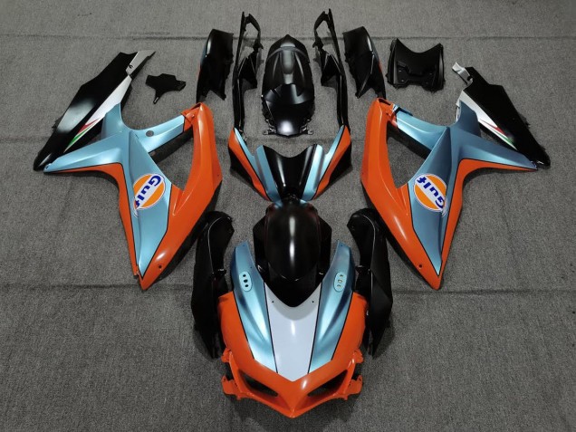 08-10 Matte Gulf GSXR 600-750 Verkleidung