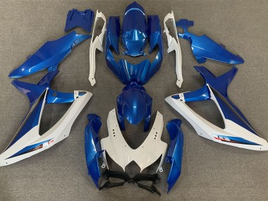 08-10 OEM Stil Blau & Weiß GSXR 600-750 Verkleidung