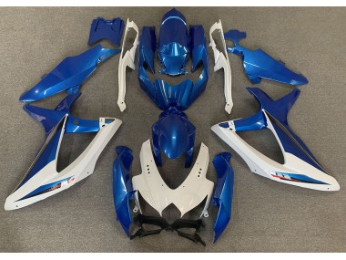 08-10 OEM Stil Blau & Weiß GSXR 600-750 Verkleidung