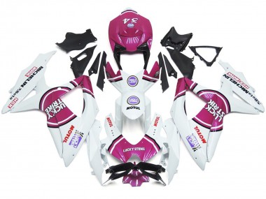 08-10 Pink 34 Lucky Strike GSXR 600-750 Verkleidung