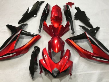 08-10 Rot Glänzend GSXR 600-750 Verkleidung