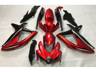 08-10 Rot Glänzend GSXR 600-750 Verkleidung