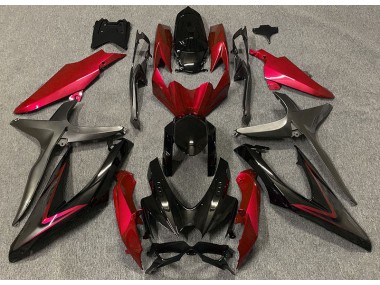 08-10 Rot Glänzend & Grün R GSXR 600-750 Verkleidung