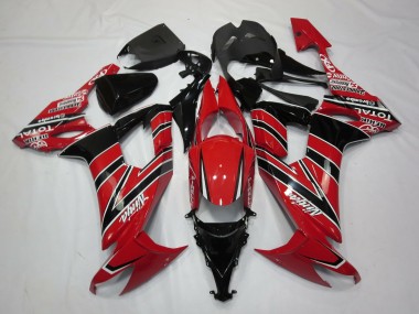08-10 Rot Schwarz ZX10R Verkleidung