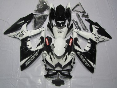 08-10 Schwarz Corona GSXR 600-750 Verkleidung