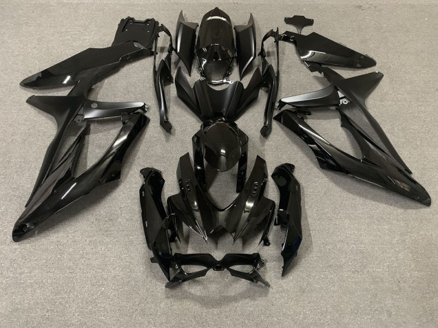 08-10 Schwarz Glänzend GSXR 600-750 Verkleidung