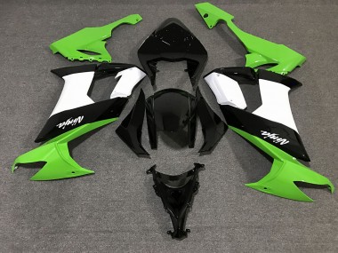 08-10 Schwarz Glänzend & Grün ZX10R Verkleidung