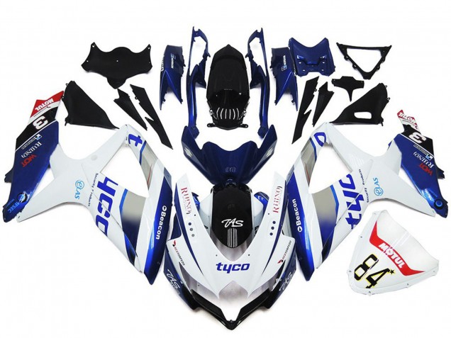 08-10 Tyco Benutzerdefinierter Glanzstil GSXR 600-750 Verkleidung