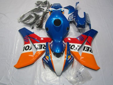 08-11 Blau Repsol & Rot CBR1000RR Verkleidung