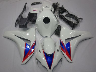 08-11 Weiß Blau Rot CBR1000RR Verkleidung