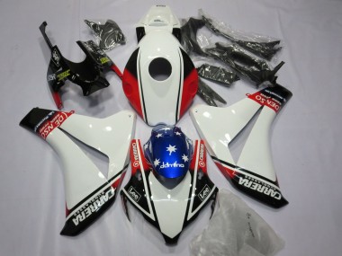 08-11 Weiß Carrera CBR1000RR Verkleidung