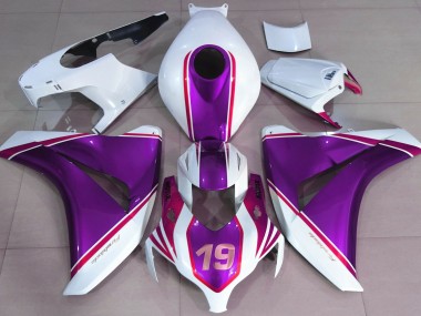 08-11 Glanz Lila & Weiß CBR1000RR Verkleidung