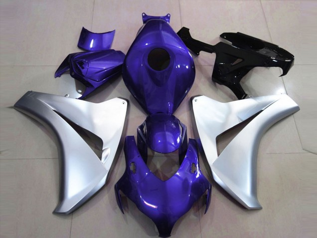 08-11 Glänzend Blau & Rot CBR1000RR Verkleidung