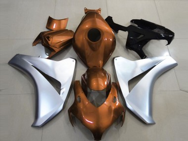 08-11 Glanzorange & Silber CBR1000RR Verkleidung
