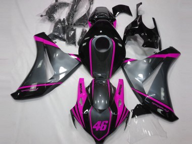 08-11 Grau Motul & Pink CBR1000RR Verkleidung