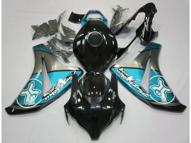 08-11 Hellblau Auf Schwarz Kundenspezifisch CBR1000RR Verkleidung