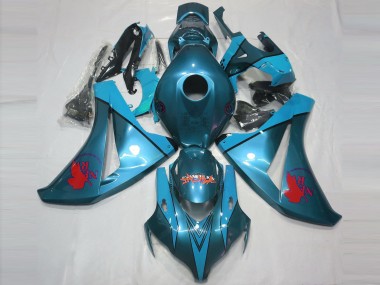 08-11 Hellblau Custom CBR1000RR Verkleidung