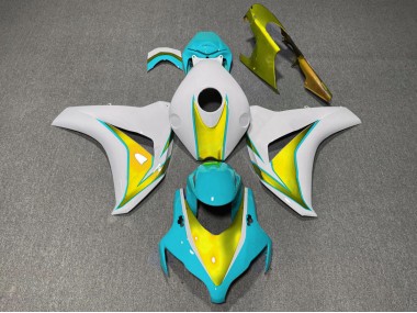 08-11 Hellblau & Gold CBR1000RR Verkleidung