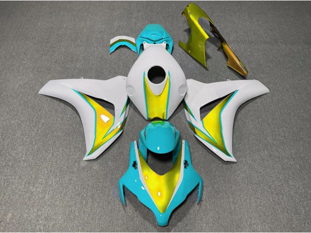 08-11 Hellblau & Gold CBR1000RR Verkleidung