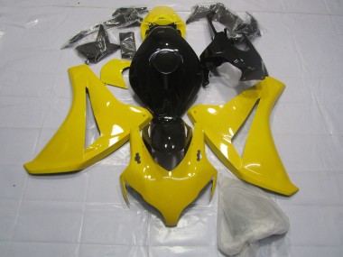 08-11 Klares Gelb & Schwarz CBR1000RR Verkleidung