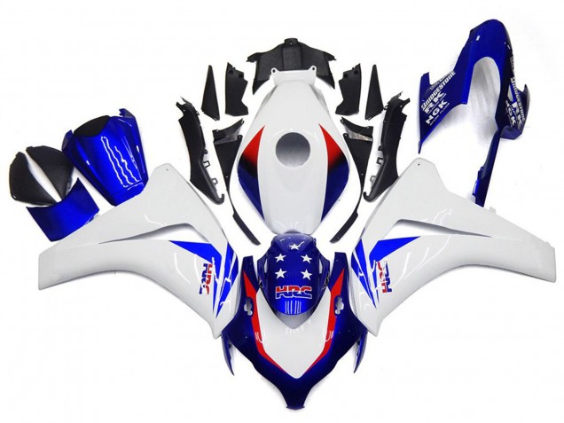 08-11 Leuchtend Blauer Stern CBR1000RR Verkleidung