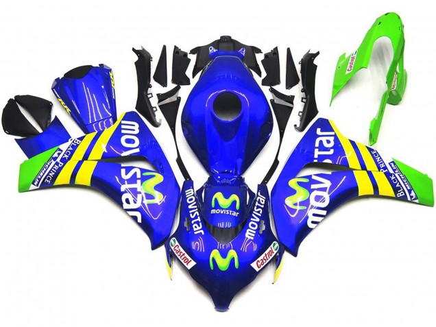 08-11 Leuchtend Movistar CBR1000RR Verkleidung