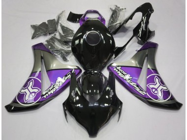 08-11 Lila Auf Schwarz Benutzerdefiniert CBR1000RR Verkleidung