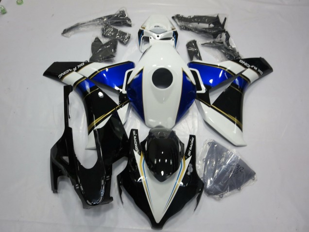 08-11 Markenloses Blau & Gold CBR1000RR Verkleidung