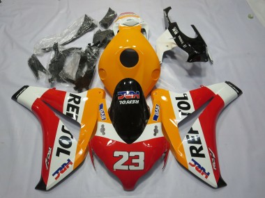 08-11 Off-Orange Repsol CBR1000RR Verkleidung