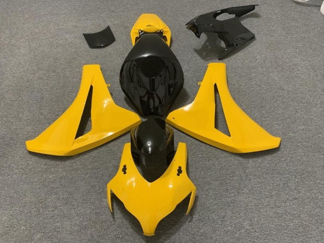 08-11 Perlgelb & Schwarz CBR1000RR Verkleidung