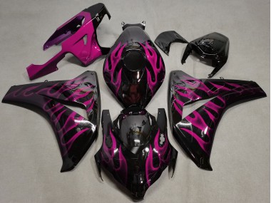 08-11 Rosa Flamme CBR1000RR Verkleidung